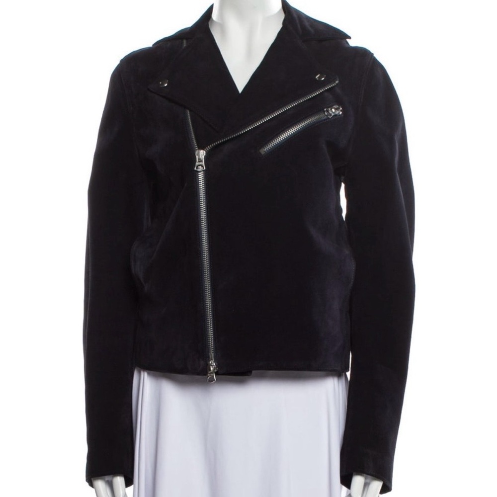ACNE Lamb Leather Suede Biker Jacket